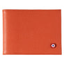 ARTHUR 2.0 Grained Leather Italian Wallet Coral Bohemian Personalized