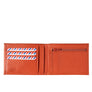 ARTHUR 2.0 Grained Leather Italian Wallet Coral Bohemian Personalized