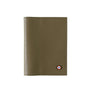 Louis Grained Leather Passport Holder Blue Sky