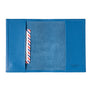 Louis Grained Leather Personalized Blue Sky Passport Holder