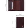 Louis Grained Leather Passport Holder Meadow Green