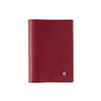 Louis Grained Leather Passport Holder Meadow Green