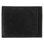 Arthur Fish Leather and Nubuck Leather Italian Wallet Black is Black