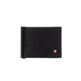 Hector Nubuck Leather Italian Wallet Money Clip Black It's Black