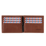 Hector Nubuck Leather Italian Wallet Money Clip Burnished Earth