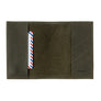 Louis Cuir Vintage Porte Passeport Bois Vert Personnalisé