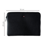 Pochette d'Ordinateur Gabriel Cuir Grainé Lune Bleue