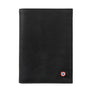 VICTOR Nubuck leather junior wallet Black it's personalized black