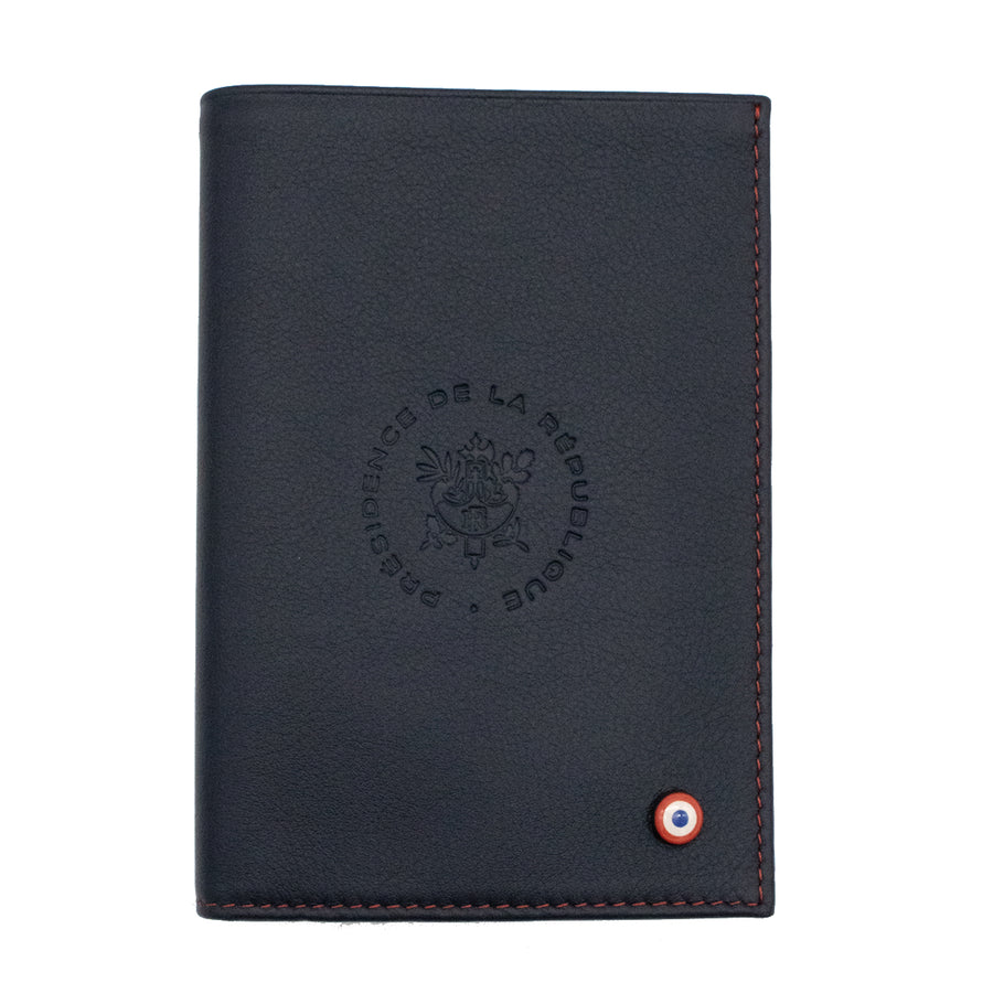 ALBERT - For the Élysée wallet Smooth leather Blue Moon