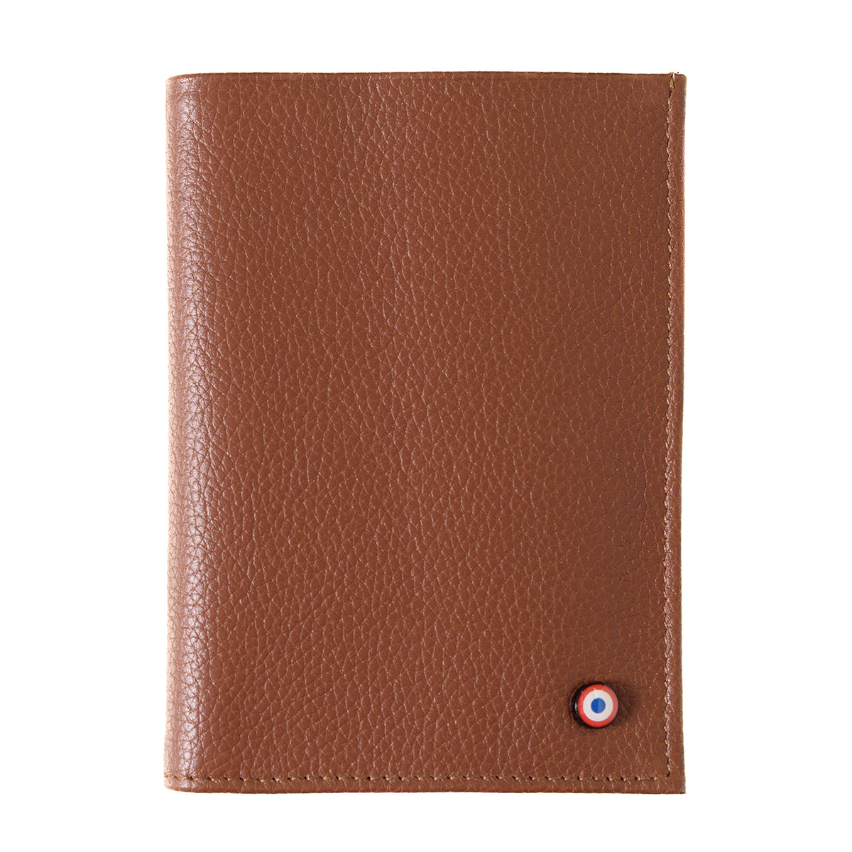Albert Cuir Grainé Grand portefeuille Châtaigne Boisée