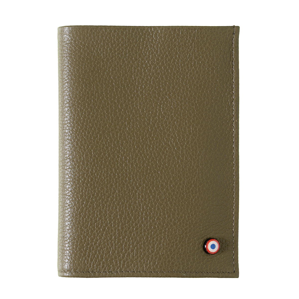 Albert Cuir Grainé Grand portefeuille Café Viennois