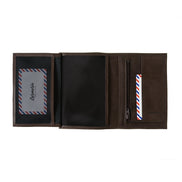 Albert Grained Leather Large Burnished Earth Wallet