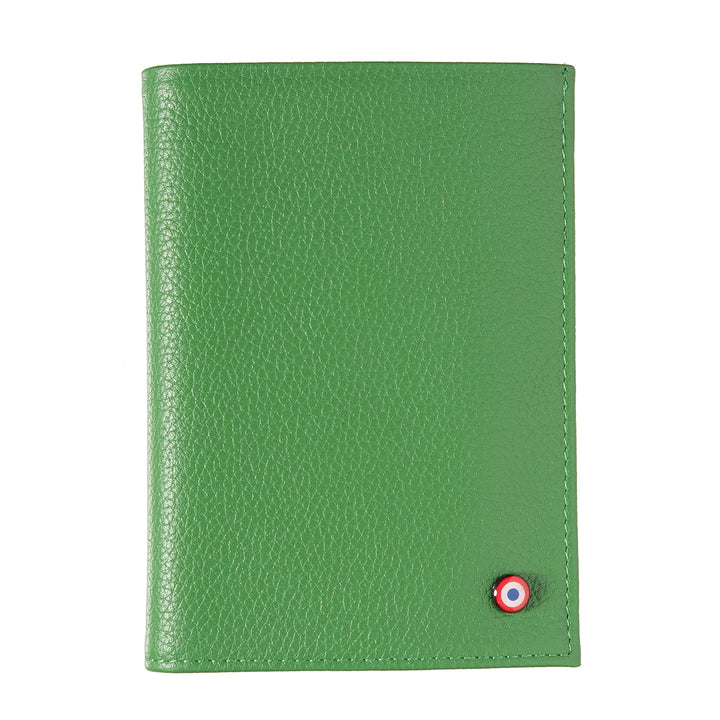 Albert Grained Leather Large Wallet Meadow Green