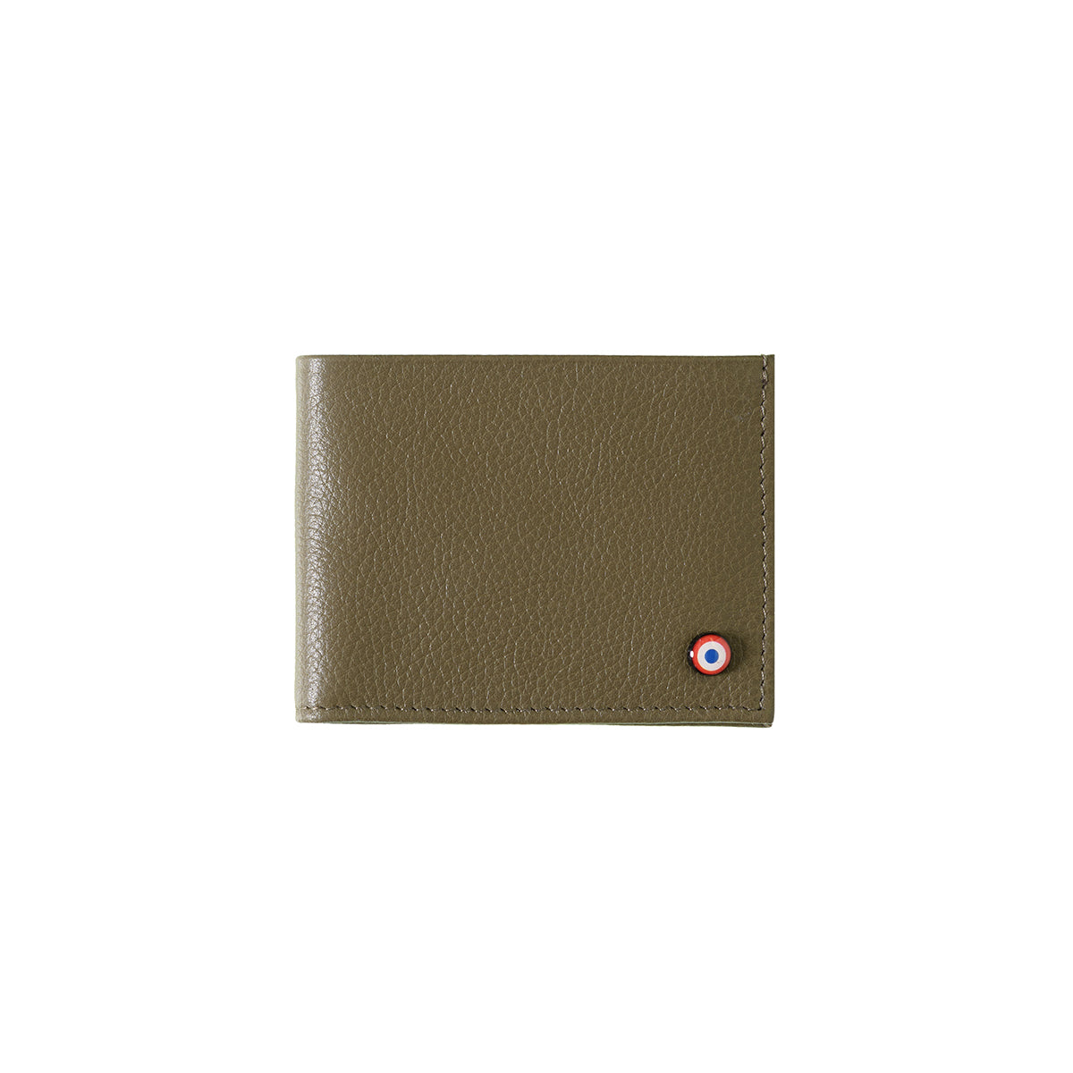 Anatole Cuir Grainé portefeuille RFID Café Viennois Personnalisé