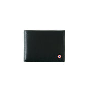 Anatole Cuir Grainé portefeuille RFID Noir c'est Noir Personnalisé