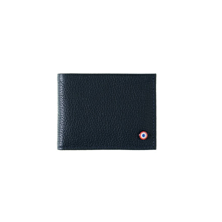 Anatole Cuir Grainé portefeuille RFID Lune Bleue Personnalisé