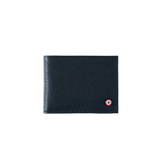Anatole Cuir Grainé portefeuille RFID Lune Bleue Personnalisé