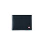 Anatole Cuir Grainé portefeuille RFID Lune Bleue