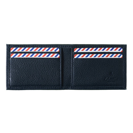 Anatole Cuir Grainé portefeuille RFID Lune Bleue Personnalisé