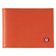 ARTHUR 2.0 Grained Leather Italian Wallet Coral Bohemian