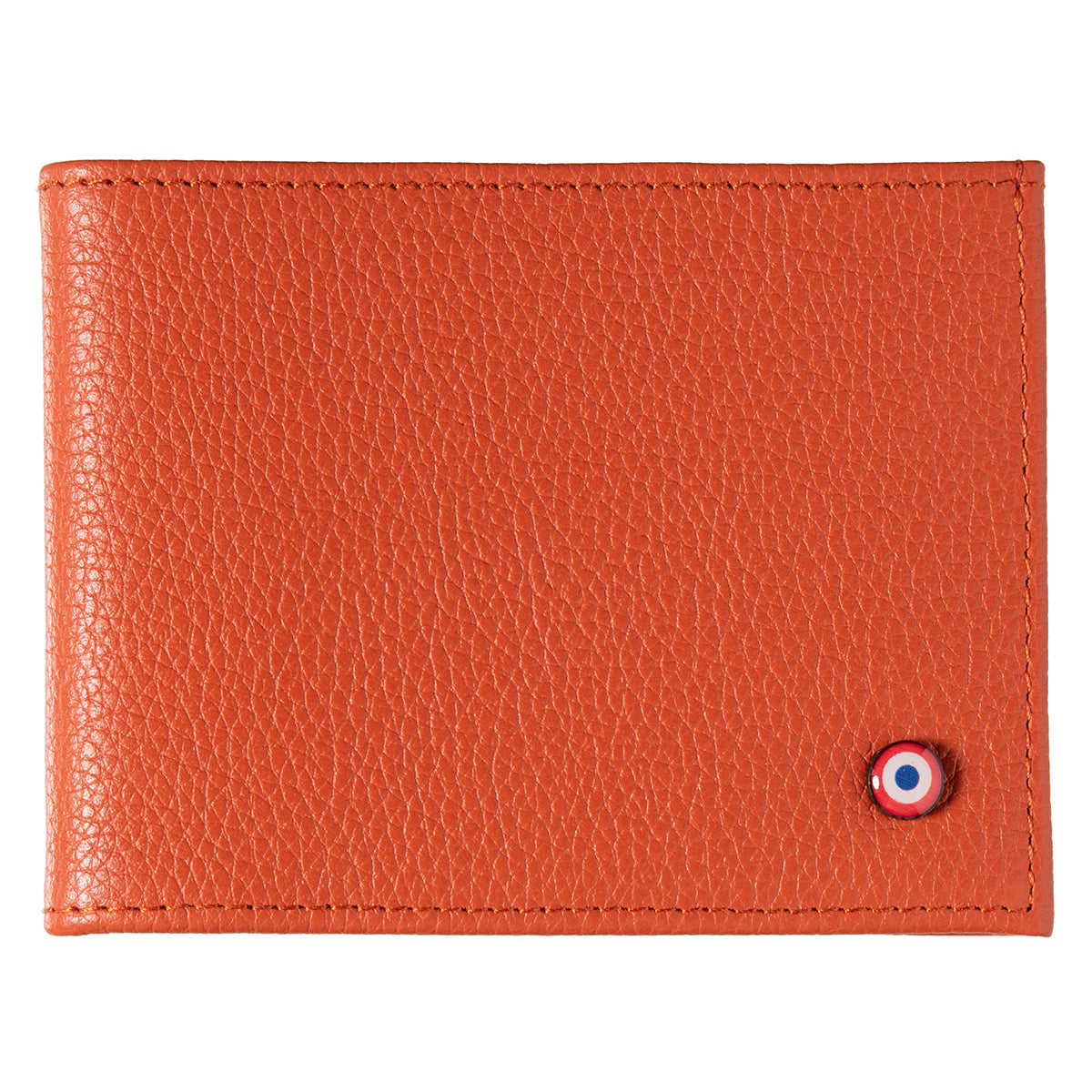 ARTHUR 2.0 Grained Leather Italian Wallet Coral Bohemian