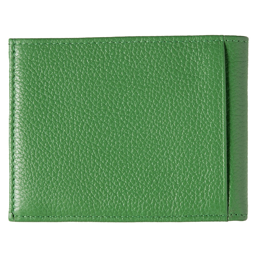 ARTHUR 2.0 Cuir grainé Portefeuille Italien Pré Vert