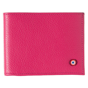 ARTHUR 2.0 Grained Leather Italian Wallet Vie en Rose