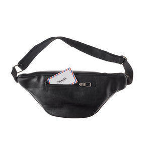 Gerard Cuir grainé Sac Banane Noir c'est noir