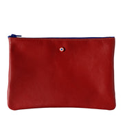 CAMILLE Cuir de vachette Upcyclé Rubis Rouge