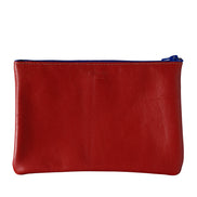 CAMILLE Cuir de vachette Upcyclé Rubis Rouge