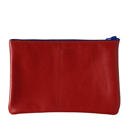 CAMILLE Cuir de vachette Upcyclé Rubis Rouge