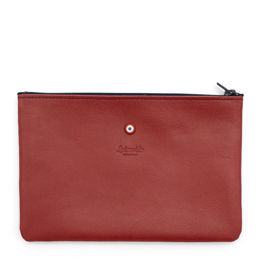 CAMILLE - Pour l'Élysée pouch Smooth leather Red Vine