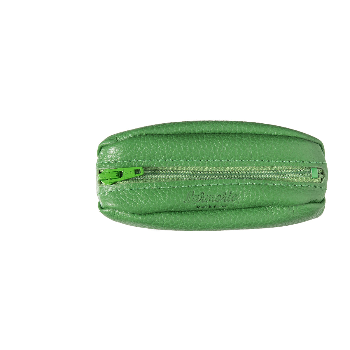 CHARLES Grained leather Meadow Green