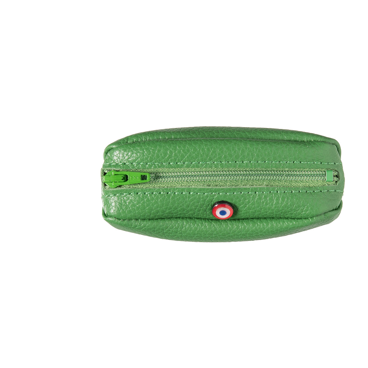CHARLES Grained leather Meadow Green