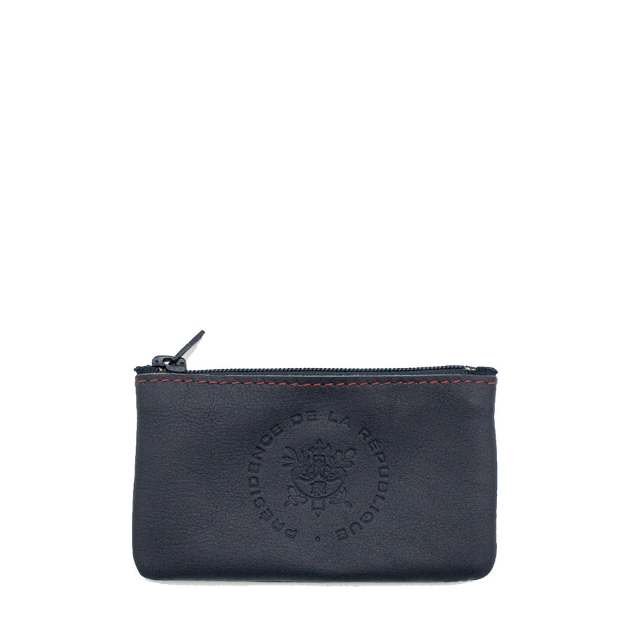 EMILE - POUR L'ÉLYSÉE BLUE MOON SMOOTH LEATHER WALLET