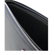 GABRIEL - For the Élysée computer bag Grained leather Blue Moon