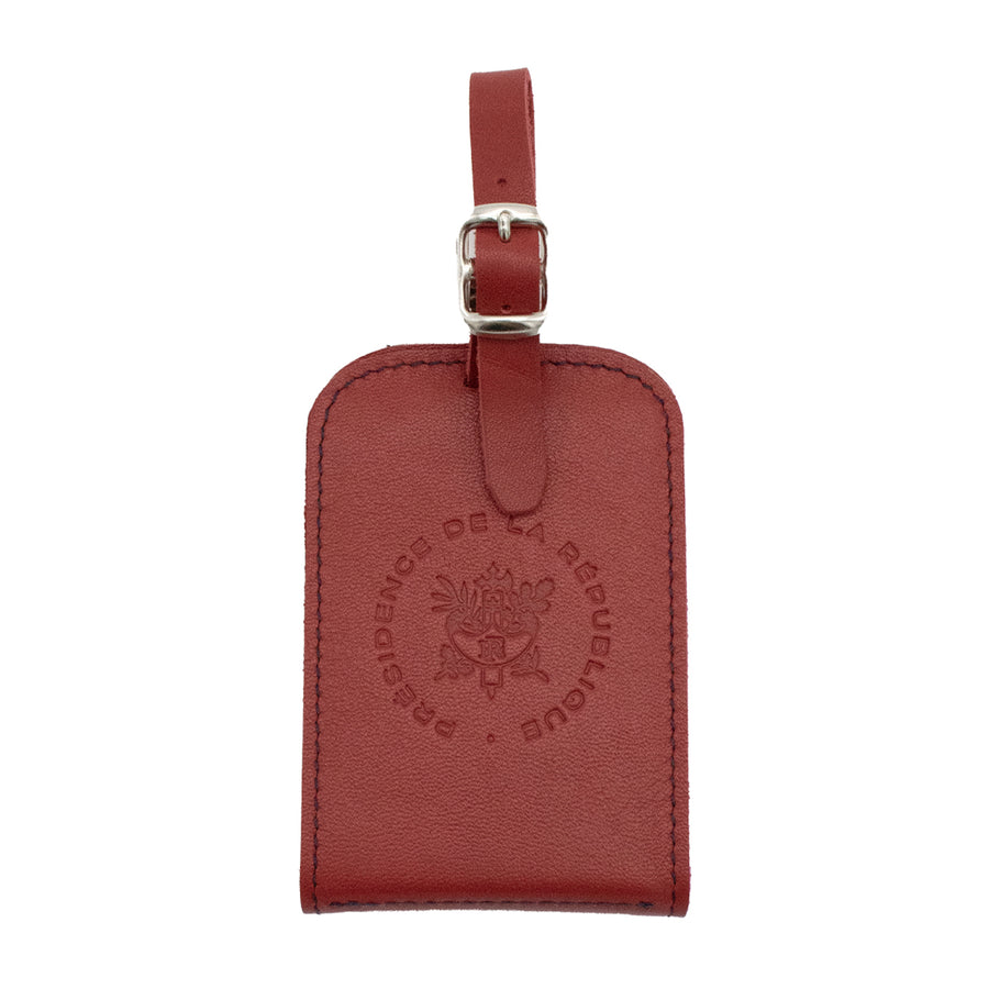 JULES - For the Élysée address holder Smooth leather Red vine