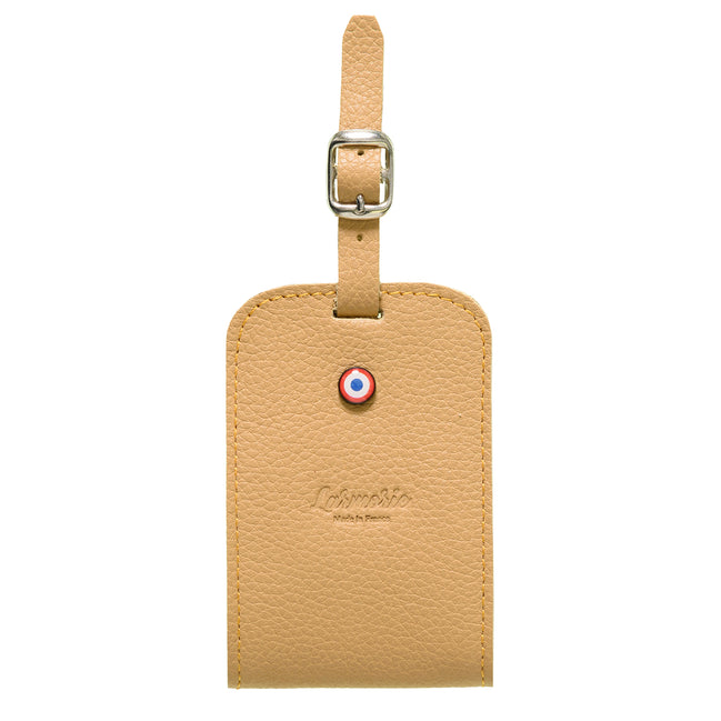 Jules Grained Leather Personalized Blue Sky Address Holder 