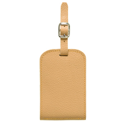 Jules Grained Leather Personalized Blue Sky Address Holder 