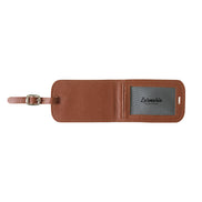 Jules Grained Leather Personalized Blue Sky Address Holder 