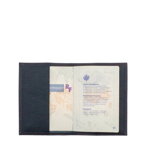 LOUIS - For the Élysée passport holder Smooth leather Blue Moon