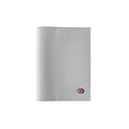 Louis Grained Leather Personalized White Snowflake Passport Holder