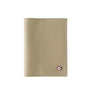 Louis Grained Leather Passport Holder Blue Sky