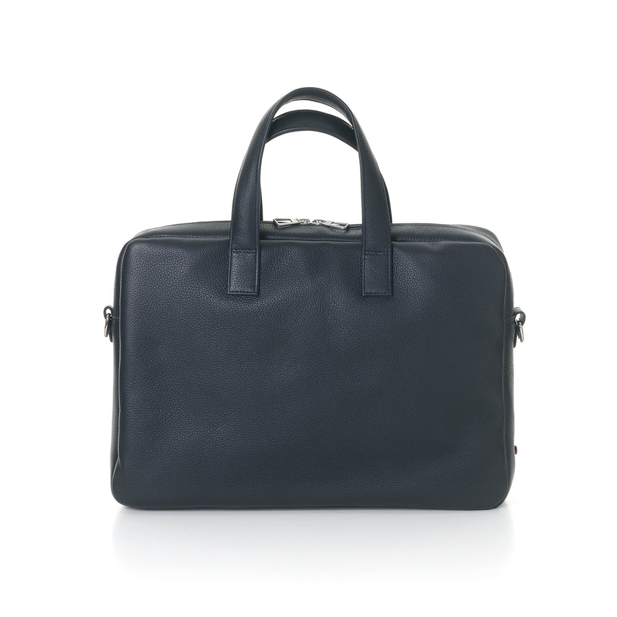 Antoine Grained Leather Lune Bleue Briefcase