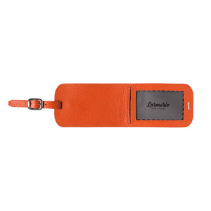 Jules Grained Leather Bohemian Coral Address Holder