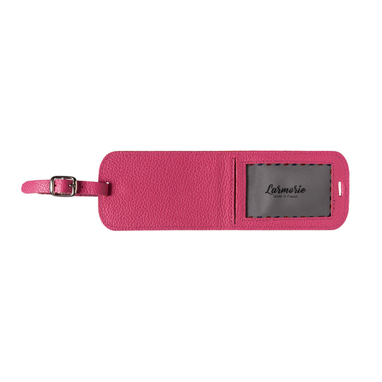 Jules Grained Leather Personalized Vie en Rose Address Holder