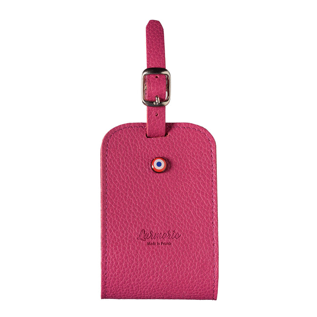 Jules Grained Leather Personalized Vie en Rose Address Holder