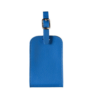 Jules Grained Leather Blue Sky Address Holder 