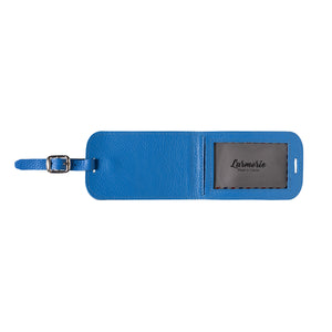 Jules Grained Leather Blue Sky Address Holder 