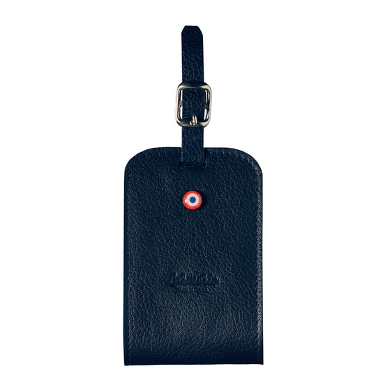 Jules Grained Leather Personalized Blue Moon Address Holder
